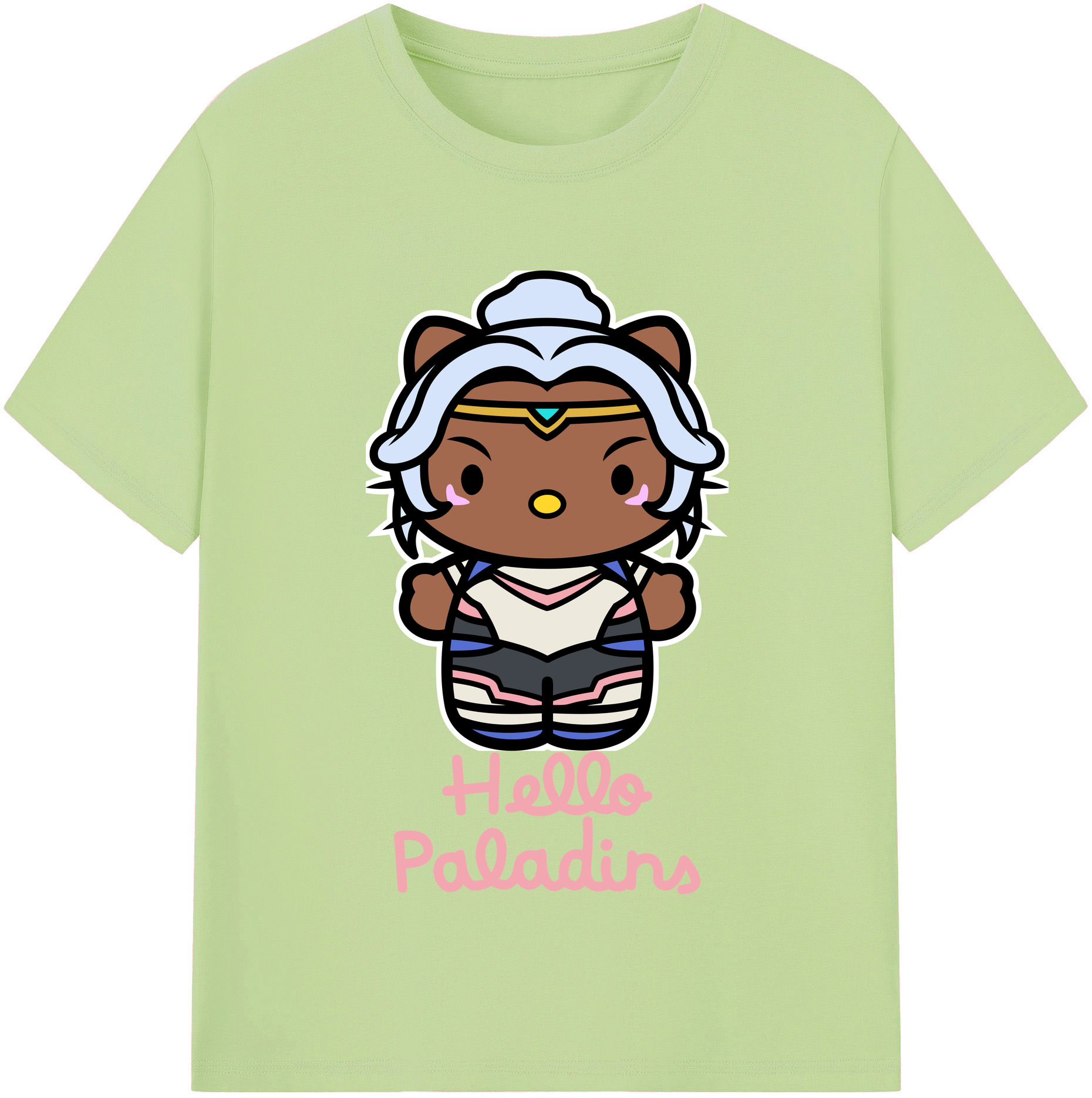 （画像用） Hello Kitty ハローキティ 綿100％半袖Tシャツ（フロントプリント）